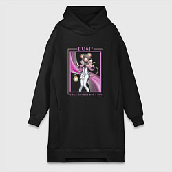 Женское худи-платье Lumi Kaleido Refraction, цвет: черный