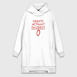 Женская толстовка-платье Ночи без происшествий 0