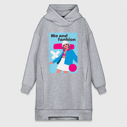 Женская толстовка-платье Я и мода pop art