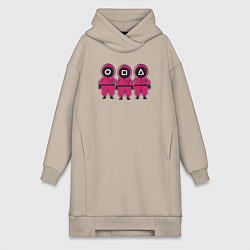 Женская толстовка-платье Три охранника