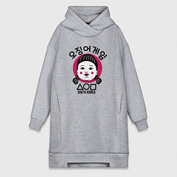Женская толстовка-платье South Korea girl