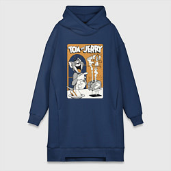 Женская толстовка-платье Том и Джерри - тосты