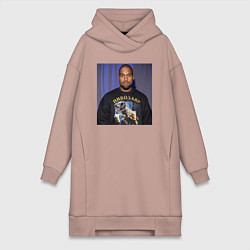 Женская толстовка-платье Канье Уэст пивозавр