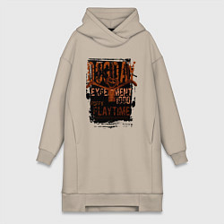 Женское худи-платье Пеклопёс DogDay, цвет: миндальный