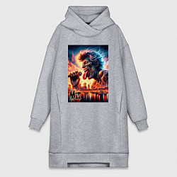 Женская толстовка-платье Mick Jagger - legend