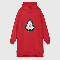 Женская толстовка-платье Cartoon penguin character