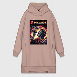 Женская толстовка-платье Rolling Stones singer Mick Jagger