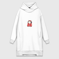 Женская толстовка-платье Бит Мурлыка