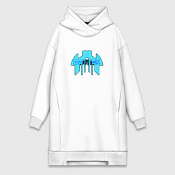 Женская толстовка-платье Cortex голубой aneurism iv