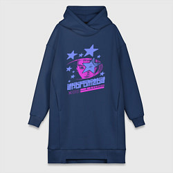 Женская толстовка-платье Andromeda , Y2k стиль