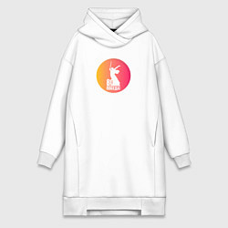 Женская толстовка-платье День победы 80 лет