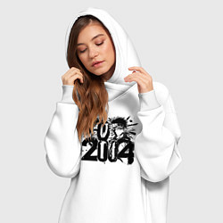 Женское худи-платье 2004 аниме, цвет: белый — фото 2