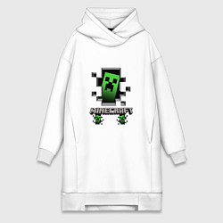 Женская толстовка-платье Minecraft крипер