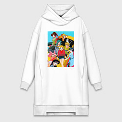 Женская толстовка-платье Sailor Moon car