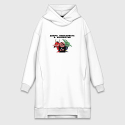 Женская толстовка-платье Добро пожаловать в коллектив