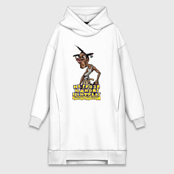 Женская толстовка-платье Dont be a menace to south central - Loc Dog