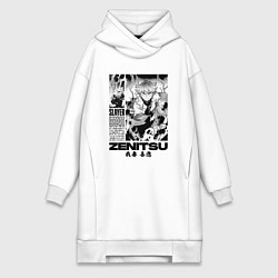 Женская толстовка-платье Зеницу Агацума - клинок