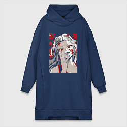 Женская толстовка-платье Клинок, рассекающий демонов Даки