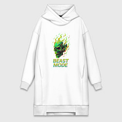 Женская толстовка-платье Режим зверя