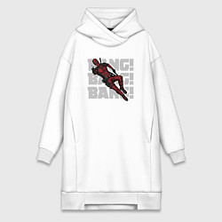 Женская толстовка-платье Deadpool bang