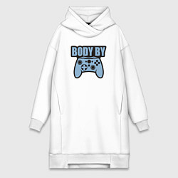 Женская толстовка-платье Тело в игре