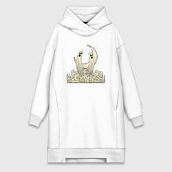 Женская толстовка-платье Два духа под луной