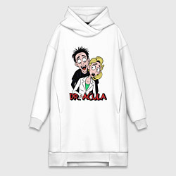 Женская толстовка-платье Доктор Акула
