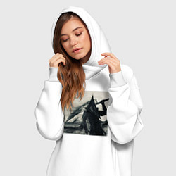Женское худи-платье Silent Hill 2, цвет: белый — фото 2