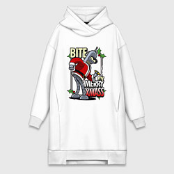 Женская толстовка-платье Bender - bite my xmaas