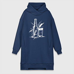 Женская толстовка-платье Хмельная классика