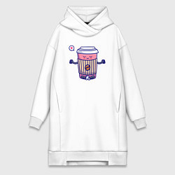 Женская толстовка-платье Coffee relax