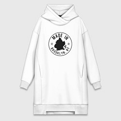 Женская толстовка-платье Сделано в Бруклине