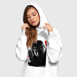 Женское худи-платье John Wick killer, цвет: белый — фото 2