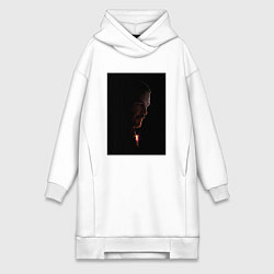 Женское худи-платье John Wick in the dark, цвет: белый