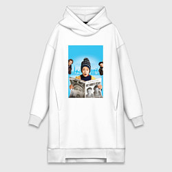 Женская толстовка-платье Один дома в Нью-Йорке