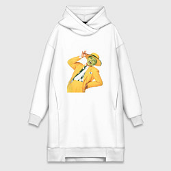 Женская толстовка-платье Маска - Джим Керри