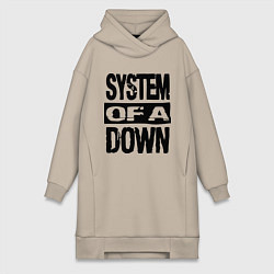 Женская толстовка-платье System Of A Down