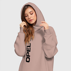 Женское худи-платье OPEL, цвет: пыльно-розовый — фото 2