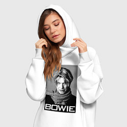 Женское худи-платье Bowie Legend, цвет: белый — фото 2