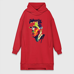 Женская толстовка-платье Lionel Messi: fun-art