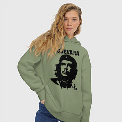 Толстовка оверсайз женская Che Guevara, цвет: авокадо — фото 2