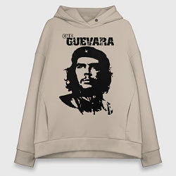 Толстовка оверсайз женская Che Guevara, цвет: миндальный