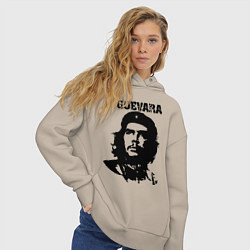 Толстовка оверсайз женская Che Guevara, цвет: миндальный — фото 2