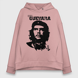 Толстовка оверсайз женская Che Guevara, цвет: пыльно-розовый