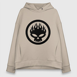 Женское худи оверсайз The Offspring: Sybmol