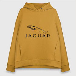 Толстовка оверсайз женская Jaguar, цвет: горчичный