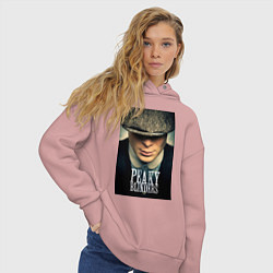 Толстовка оверсайз женская Peaky Blinders, цвет: пыльно-розовый — фото 2