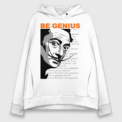Женское худи оверсайз Dali: Be Genius