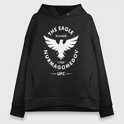Толстовка оверсайз женская The Eagle: Khabib UFC, цвет: черный