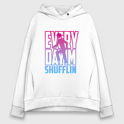 Женское худи оверсайз Everyday I'm shuffling